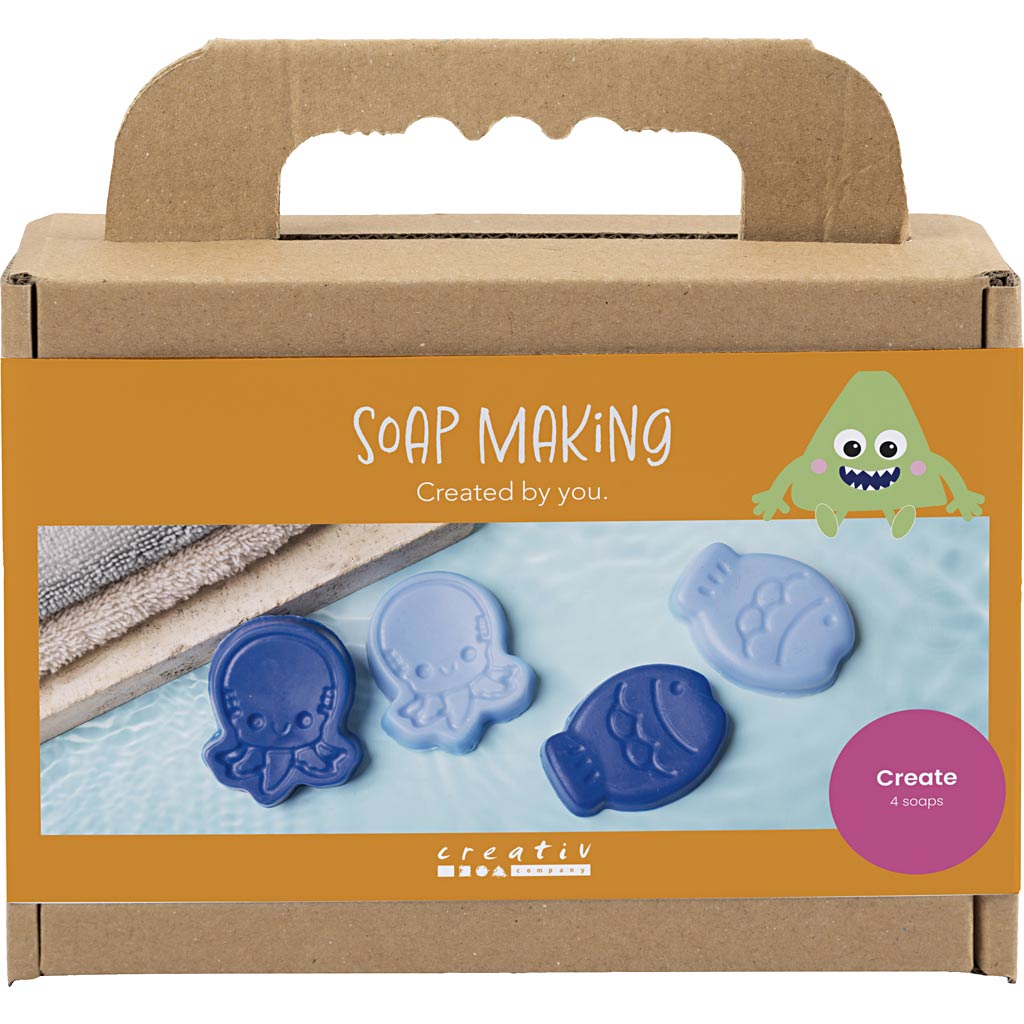 Kit creativo fabricación de jabón azul — 1 pack