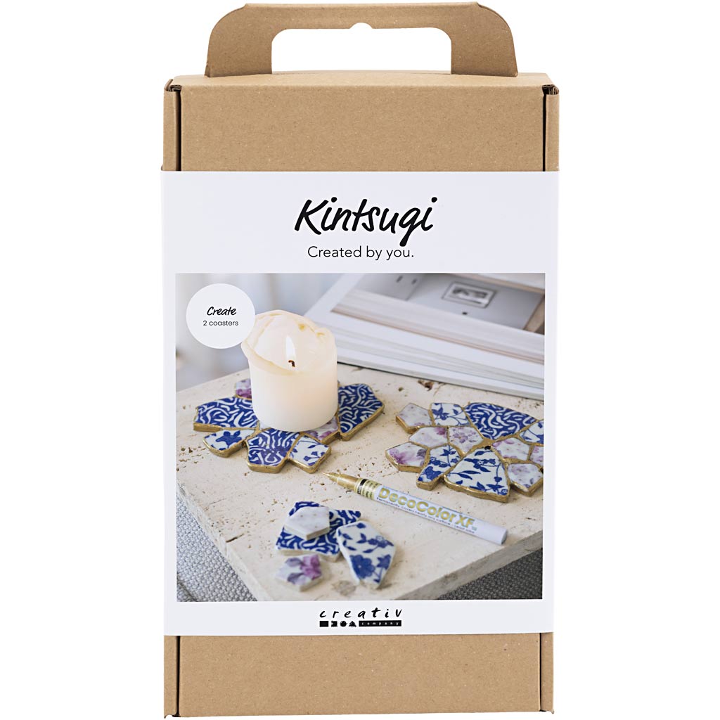 Kit creativo Kintsugi rojo claro — 1 pack