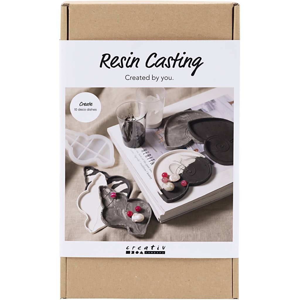 Kit creativo de moldeado en resina blanco — 1 pack