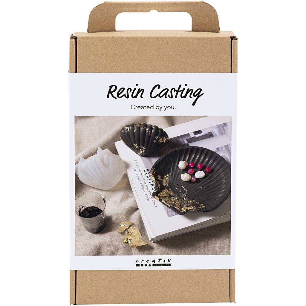 Kit creativo de moldeado en resina negro — 1 pack