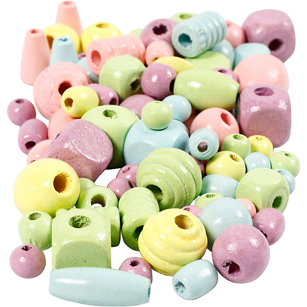 Cuentas de madera - 400 ml
