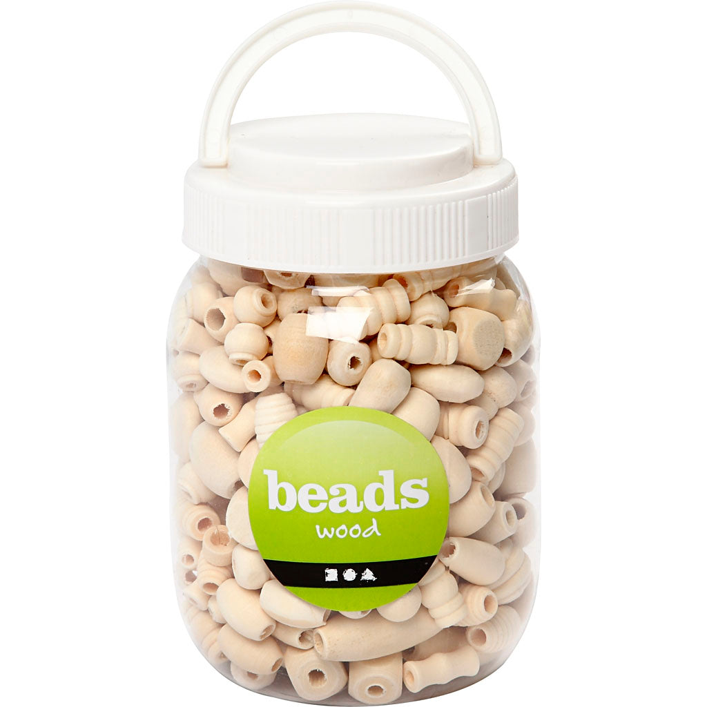 Cuentas de madera - 400 ml