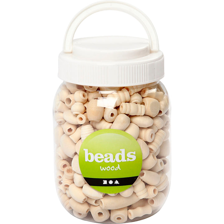 Cuentas de madera - 400 ml