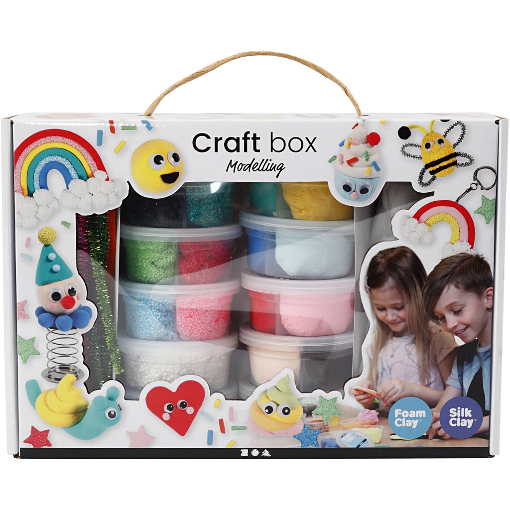 Set Foam Clay + Silk Clay colores surtidos — 1 set