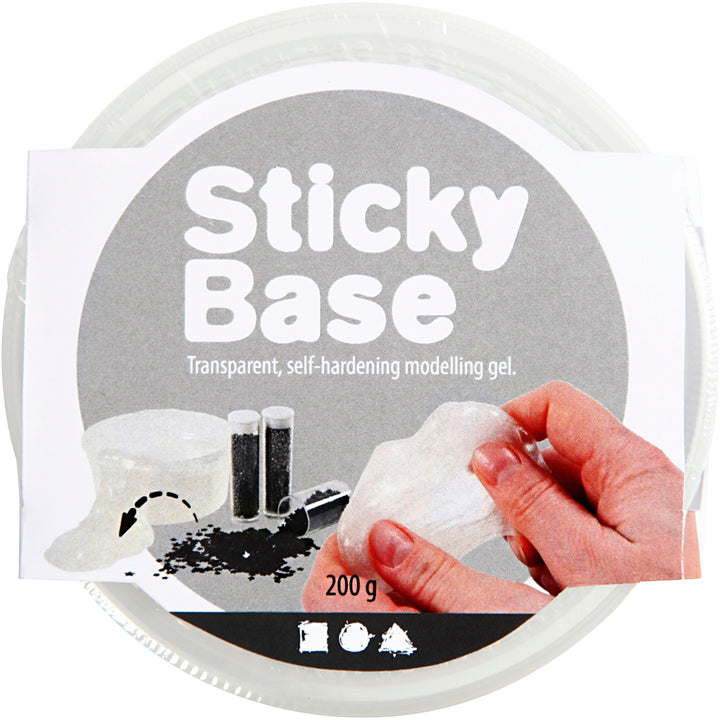 "Silicona fria" Base adhesiva - 200 gr