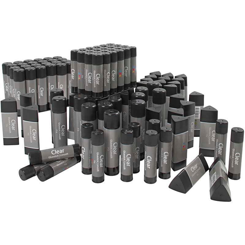 Pegamento en barra transparente — 96 ud (1 pack)