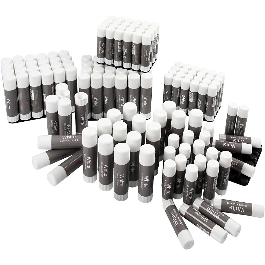 Pegamento en barra blanco — 2x72 ud (1 pack)