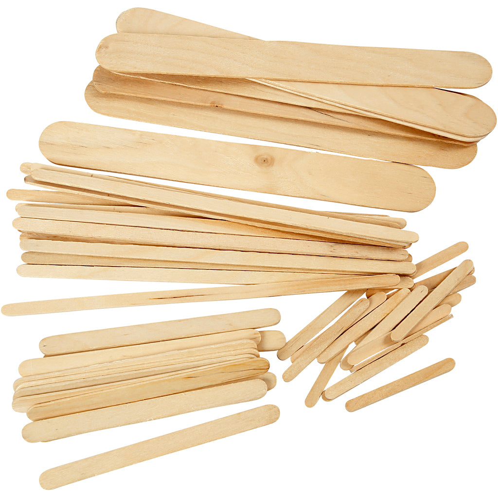 Palos de polo natural — 4250 ud (1 pack)
