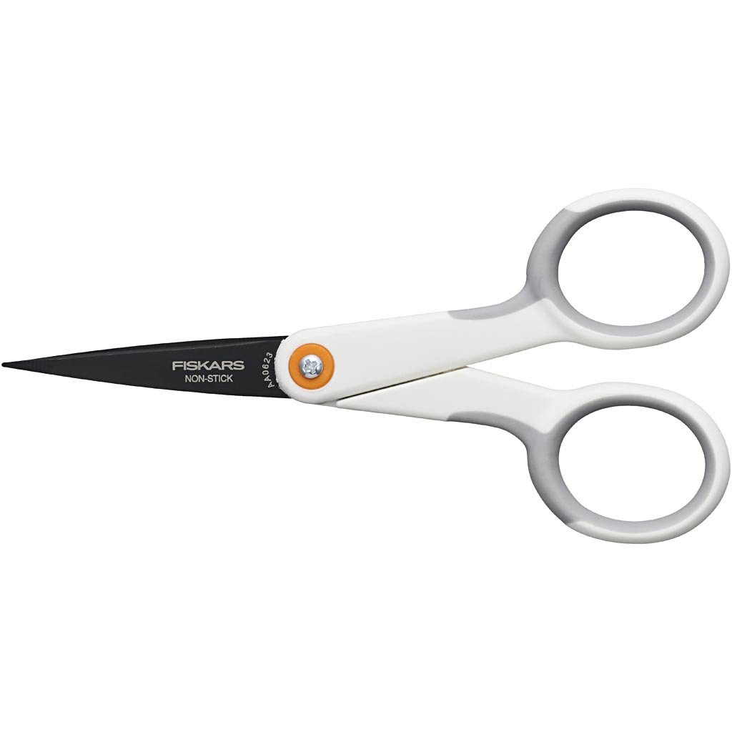 Tijeras Fiskars antiadherentes multiuso L: 12 cm — 1 ud