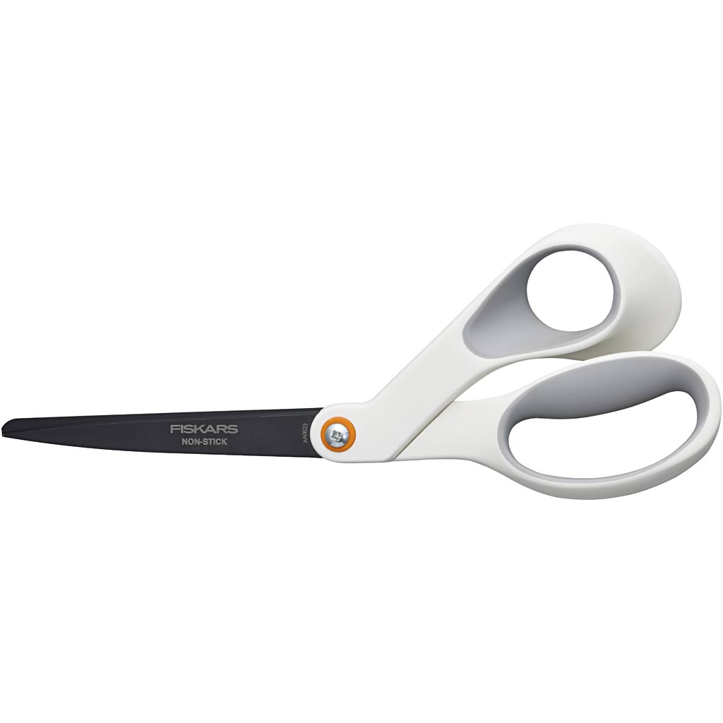 Tijeras Fiskars antiadherentes multiuso L: 21 cm — 1 ud