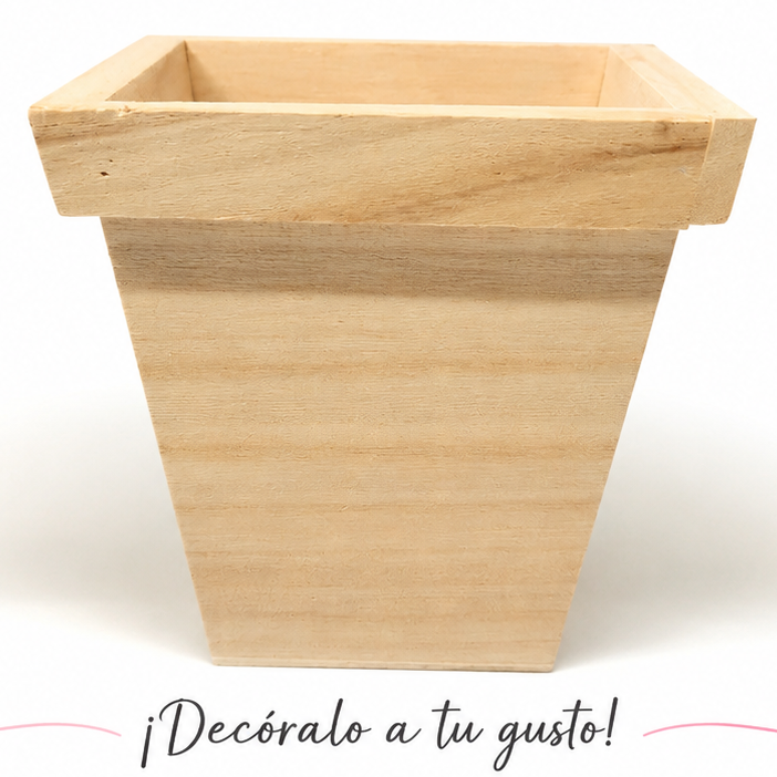 MACETERO DE MADERA
