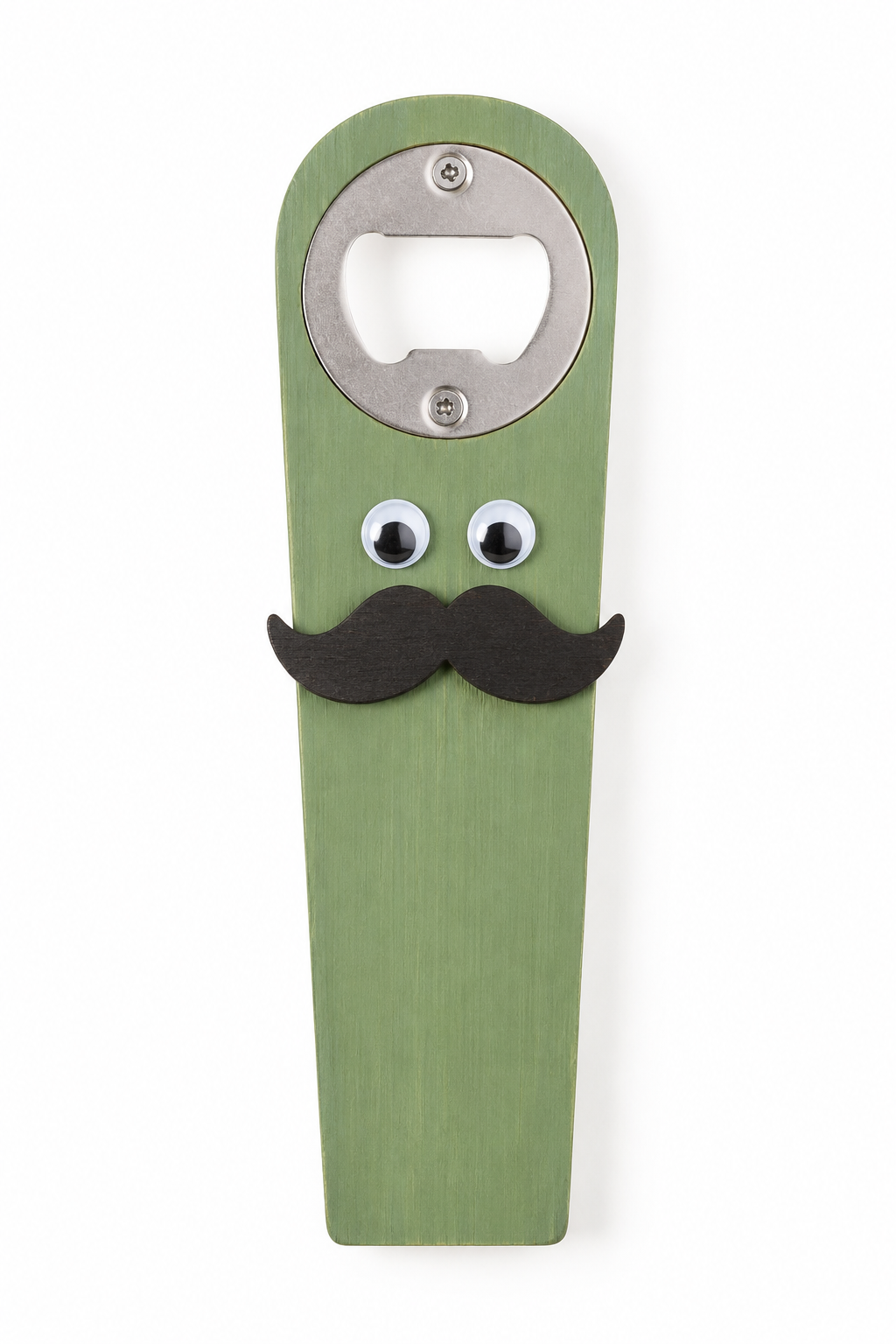 Abridor con pinza de madera