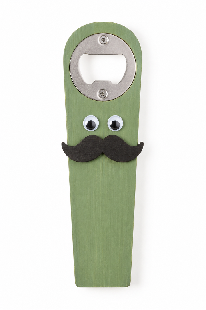 Abridor con pinza de madera
